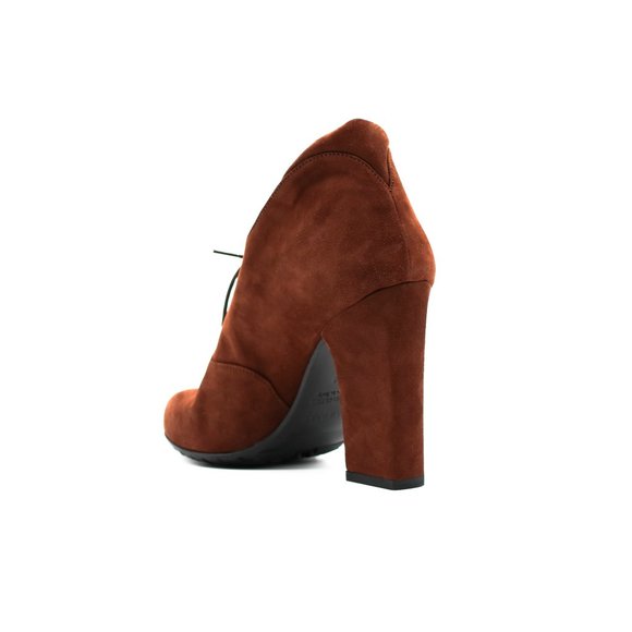 Suede Lace-up Ankle Boots Chic Versatile Booties - Picture 3 of 5